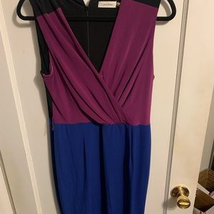 Calvin Klein Color block dress
